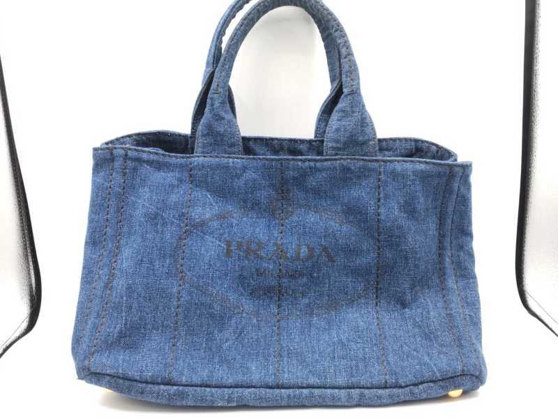 プラダ買取 カナパトート デニム